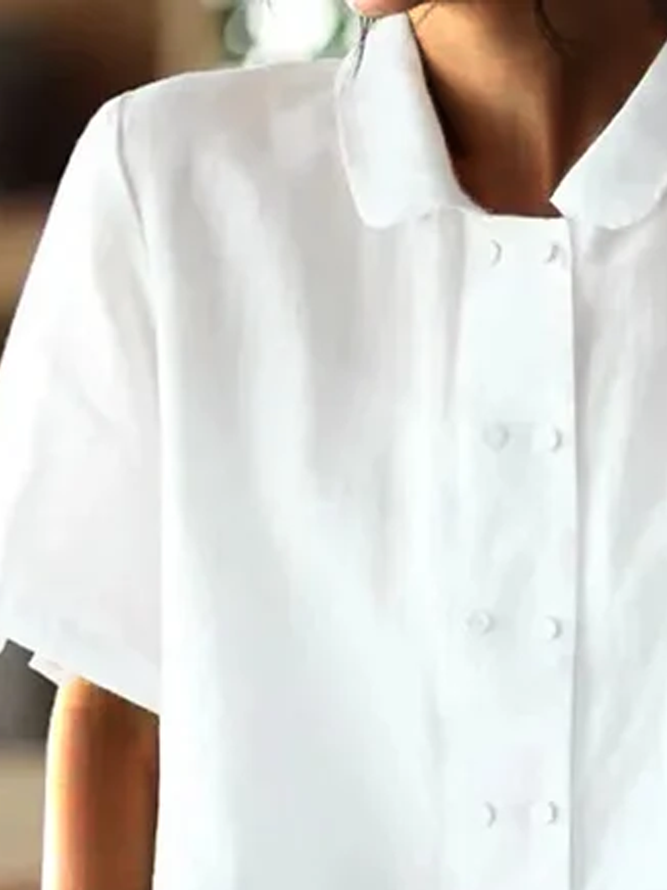 Hvit bluse
