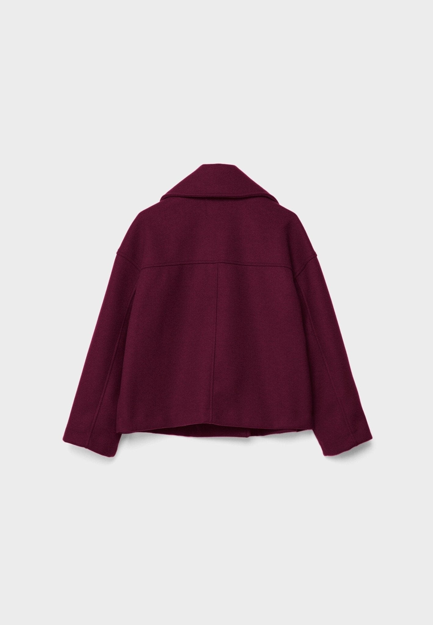Zweireihige Damen Kurzjacke, elegant und modern, mit Umlegekragen und Langarm, ideal für Alltag und Freizeit.