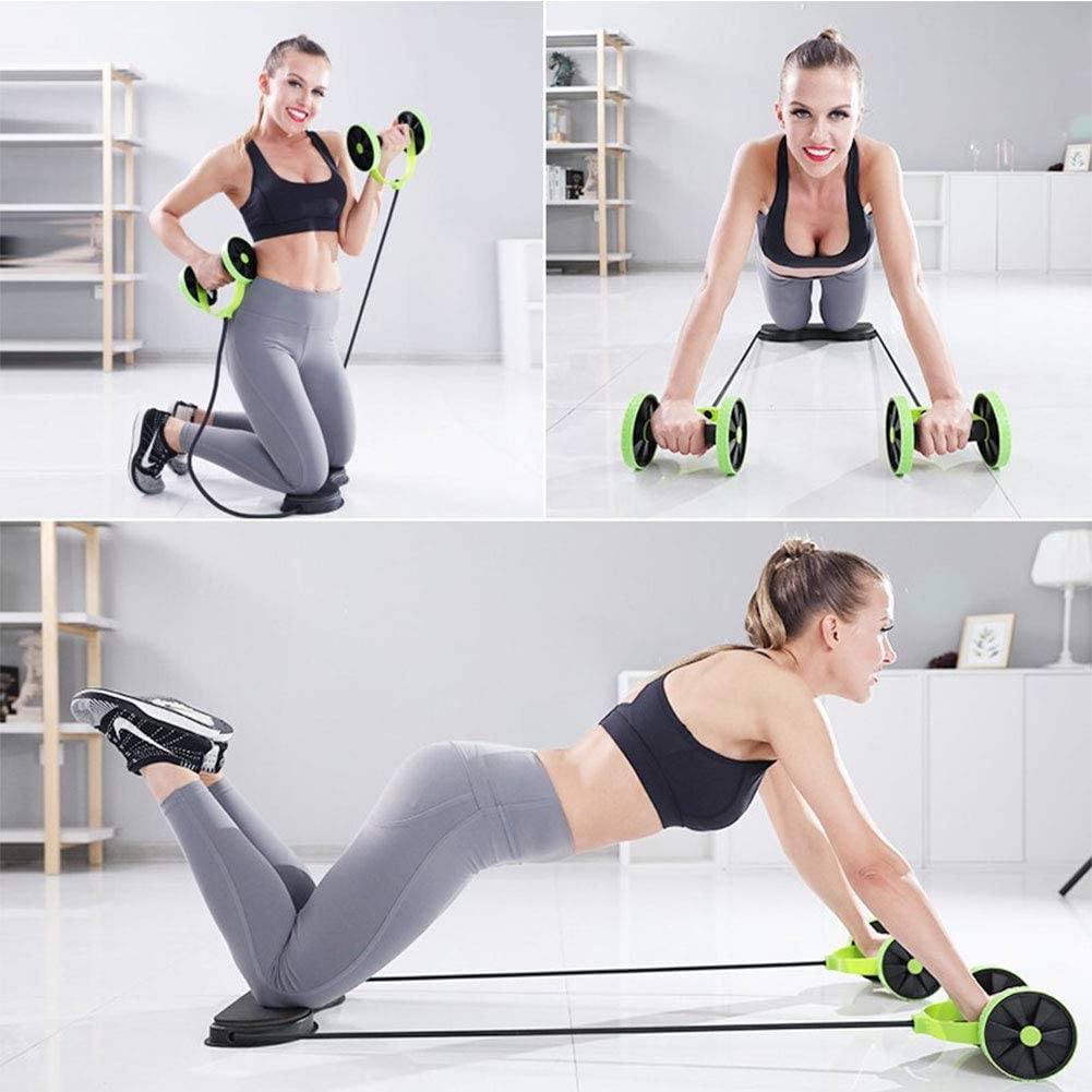 Ab Roller for dyp kjernetrening, forbedrer balanse og styrke. Optimalt for din workout hjemme.
