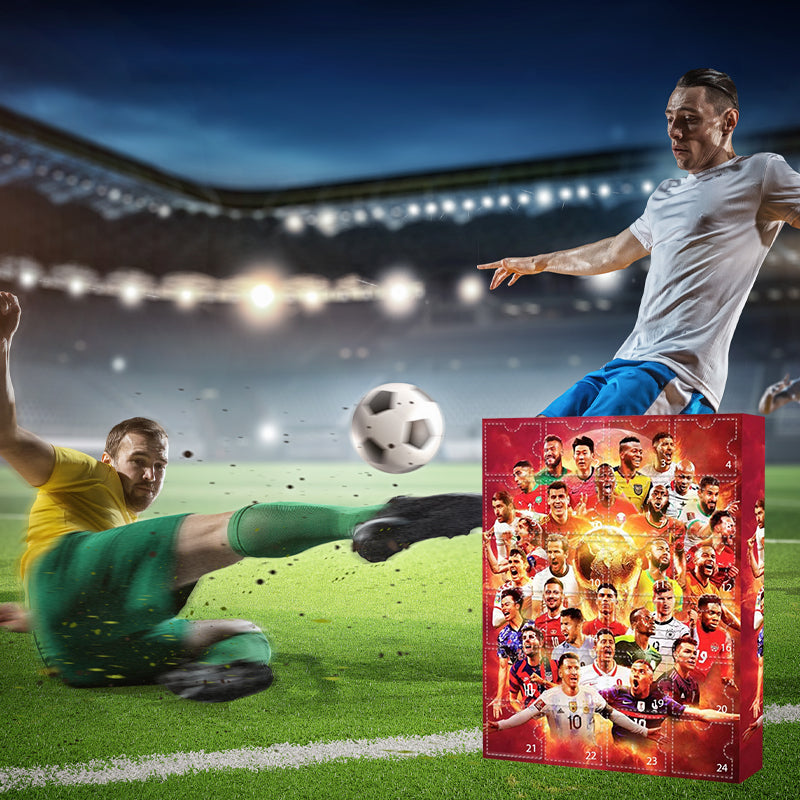 Fargerik Adventskalender VM 2025 med sportsmotiver. Klar for en spennende jul og mesterskap.