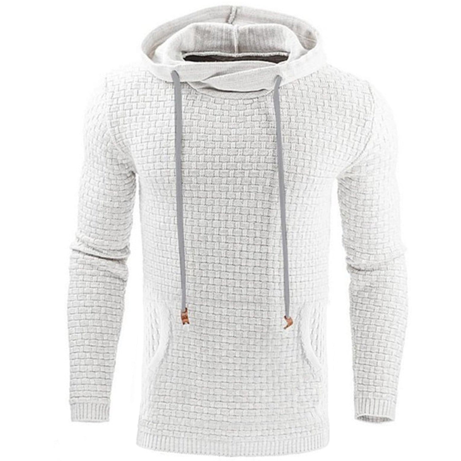 Allsidig herre hoodie med praktisk frontlomme for hverdag og fritid. Komfortabel hettegenser i moderne stil.