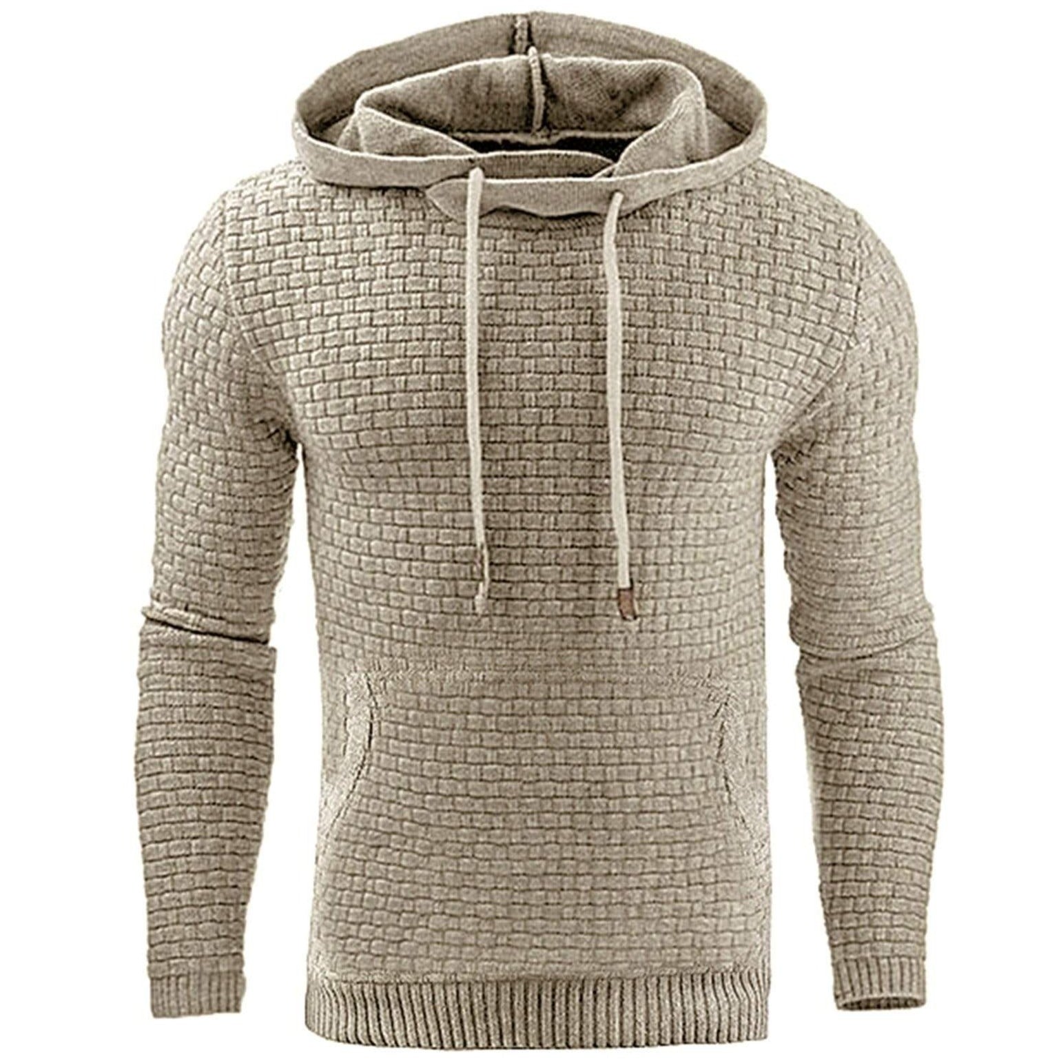 Komfortabel herre hoodie med romslig frontlomme. Perfekt for allsidig bruk, fritid og avslappede hverdagsantrekk.