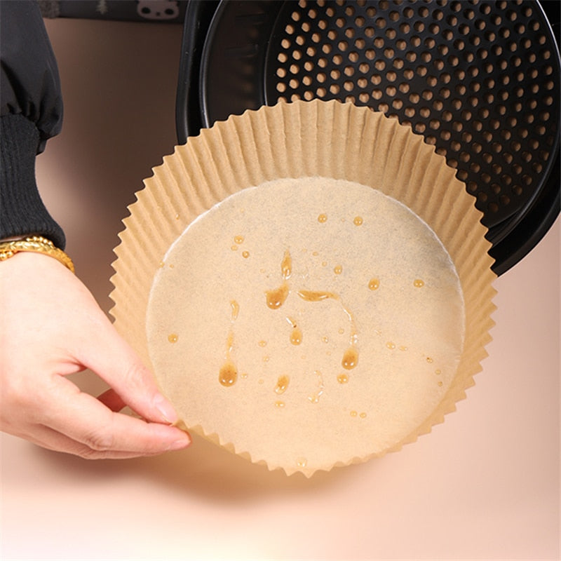 Husholdningsartikler: 50 stk. bakepapir non-stick for uanstrengt steking og baking