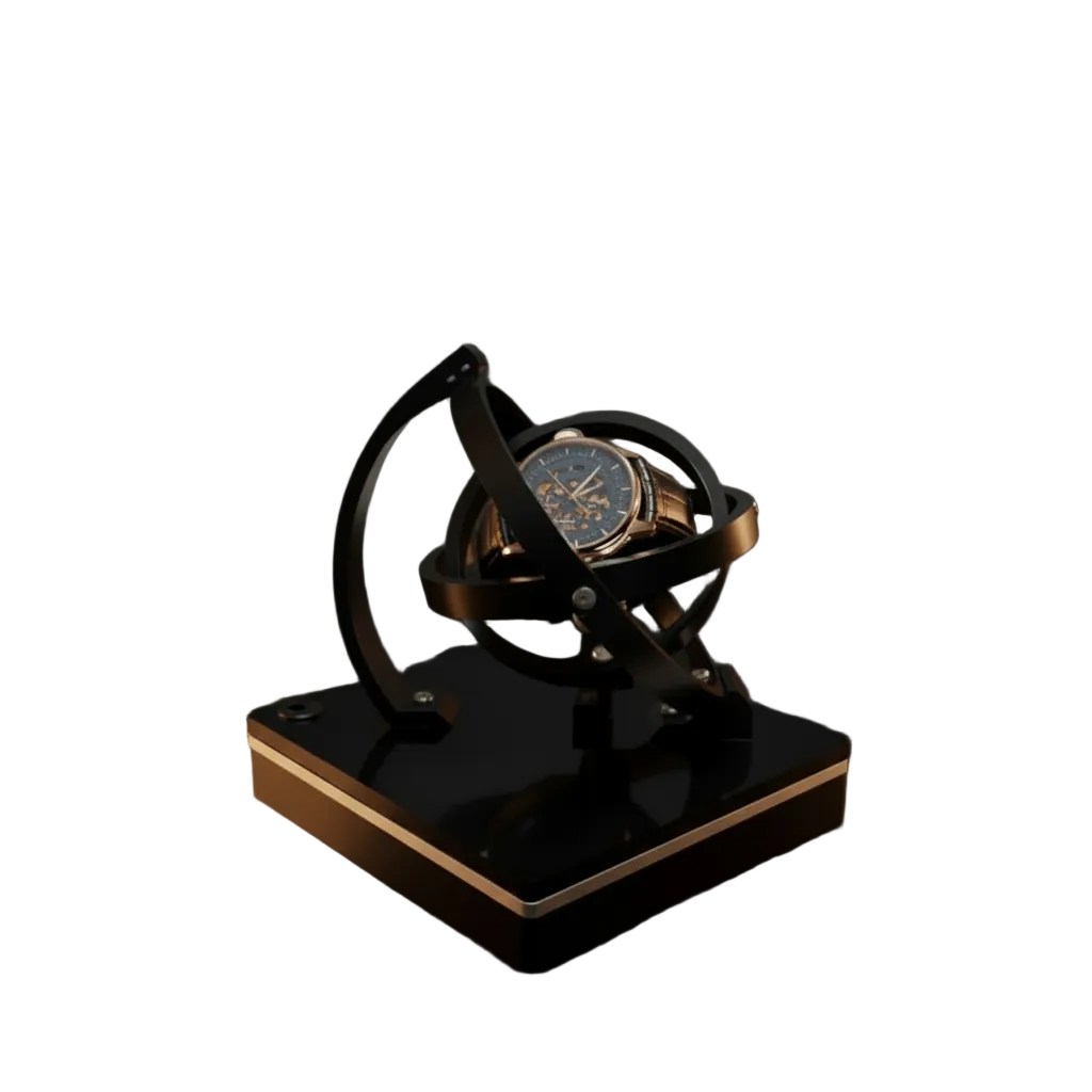 Automatisk klokke winder i stillegående design. Perfekt klokketilbehør for automatisk klokkepleie.