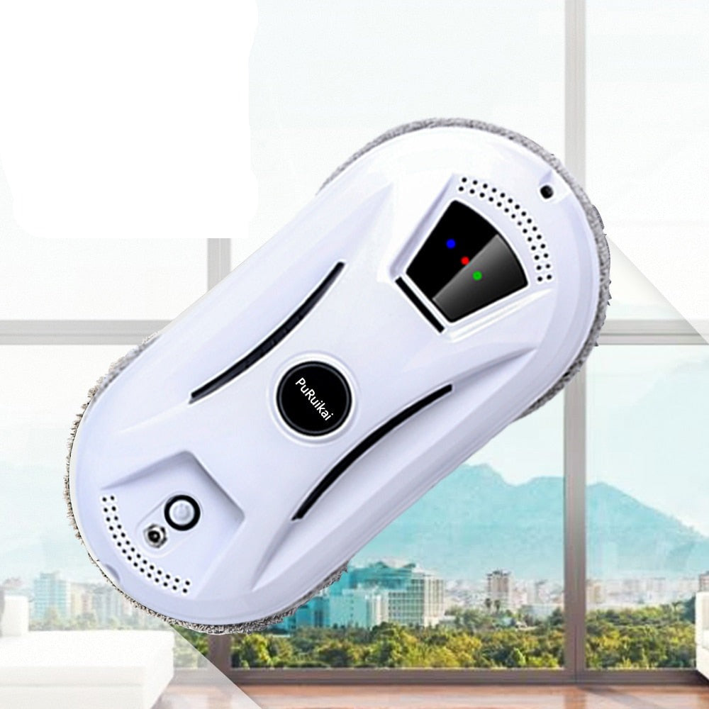 Smart robotvindusvasker rengjør vinduer automatisk og enkelt for et rent smart hjem.