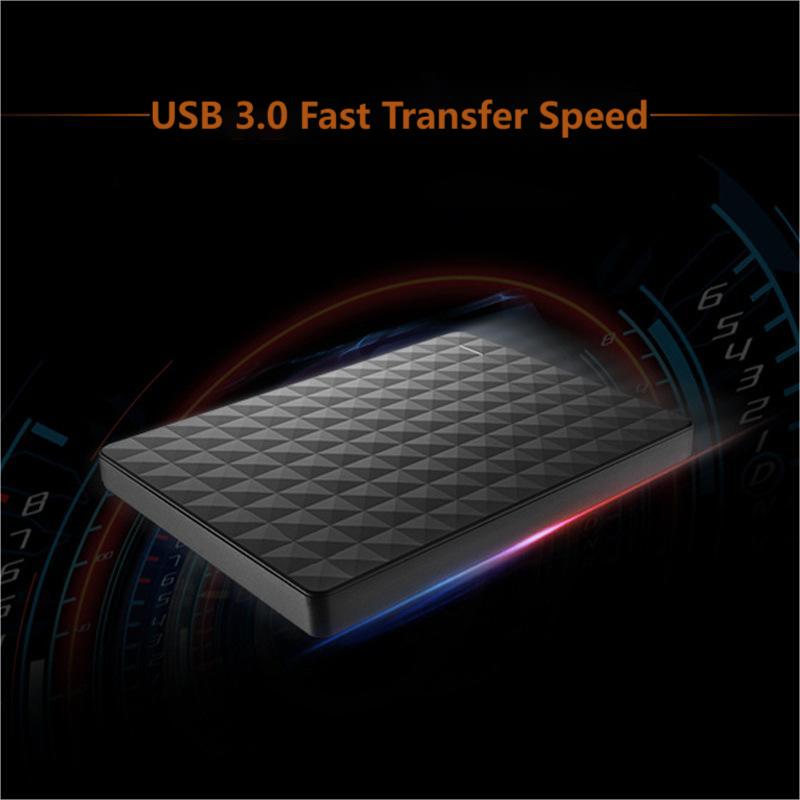 Ekstern harddisk 10TB med høy kapasitet for backup og lagring av store filer, kompakt USB 3.0-enhet.