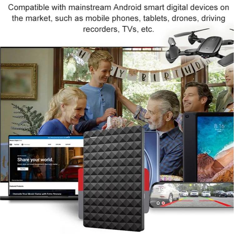 Allsidig 10TB bærbar harddisk med USB 3.0 for utvidet lagring. Robust og kompakt for alle dine dataoverføringsbehov.