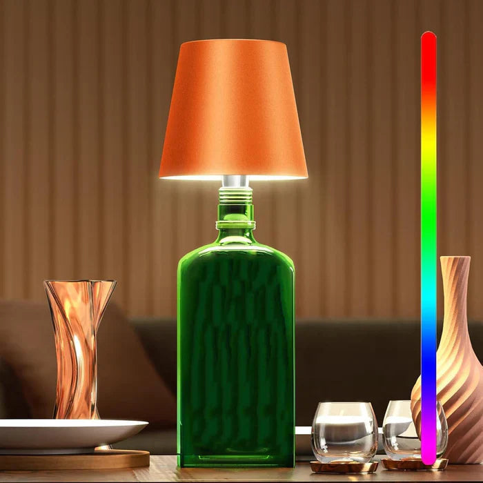 Bærbar LED-lampe for lesing, med mykt dimbart lys som skåner øynene og er enkel å flytte.