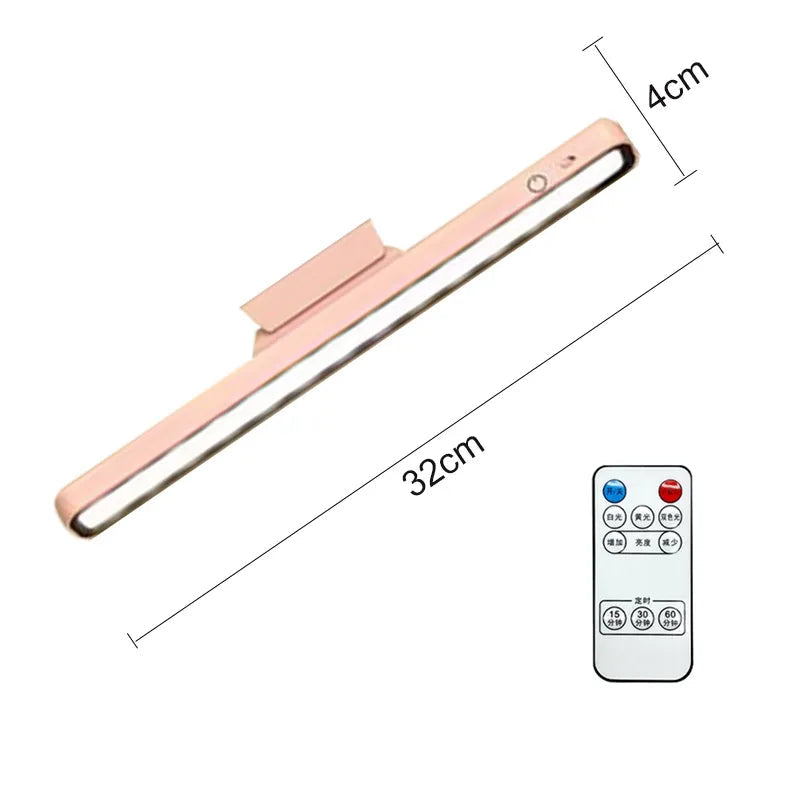 Bærbar LED-lys med justerbar lysstyrke. Magnetisk feste gjør den perfekt for camping eller lesing.
