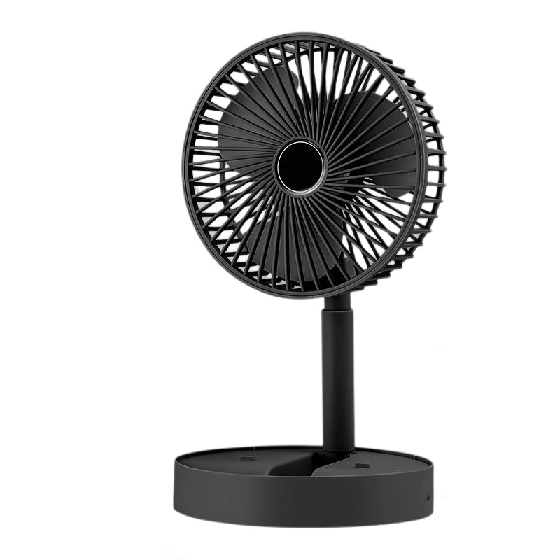 Stillegående, teleskopisk vifte for uforstyrret arbeid eller avslapning hjemme.