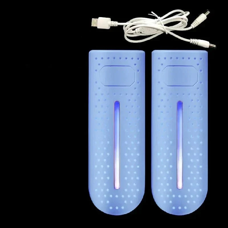 Sportssko tørker med UV-lys. Bærbar sterilisator for hygiene og friske, luktfrie sko.