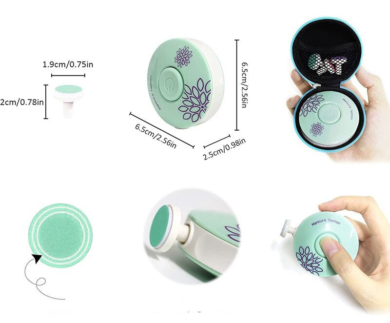 Leiser Baby Nageltrimmer elektrisch, perfekt für die sanfte und stressfreie Nagelpflege bei Kindern.