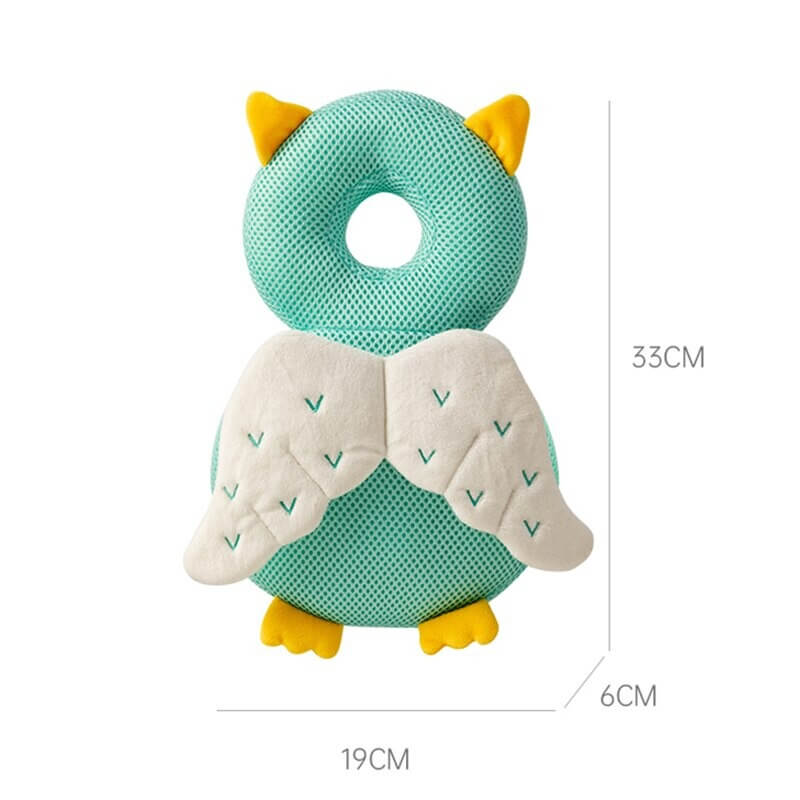 Fallbeskytter for babyer i marihøne design. Enkel å justere, behagelig og sikker for små barn.