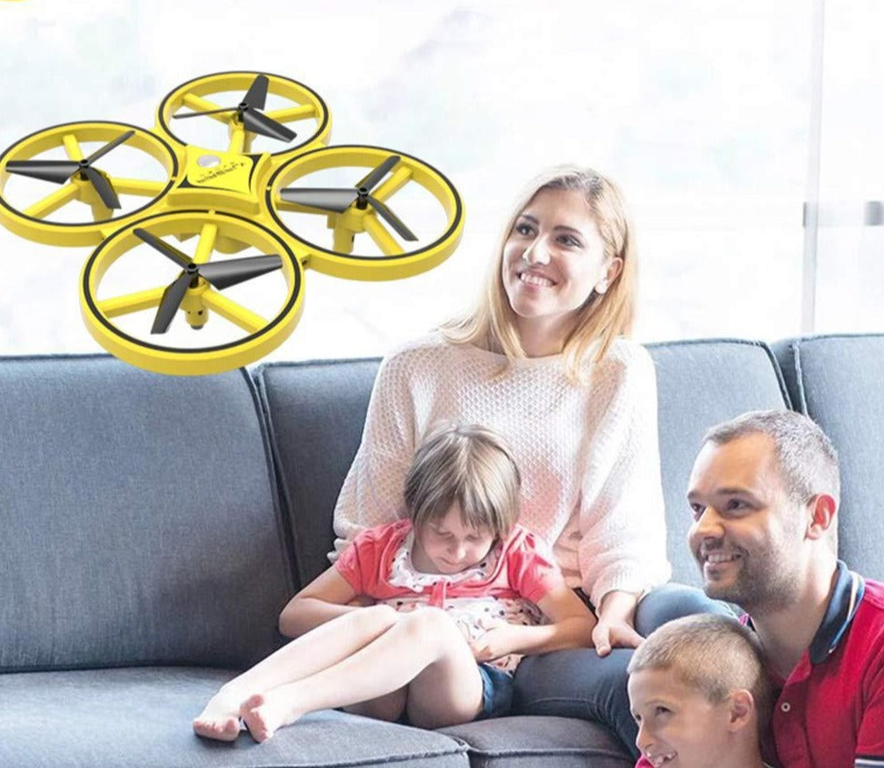 Easy-to-fly RC drone for kids, controlled by a convenient wristband