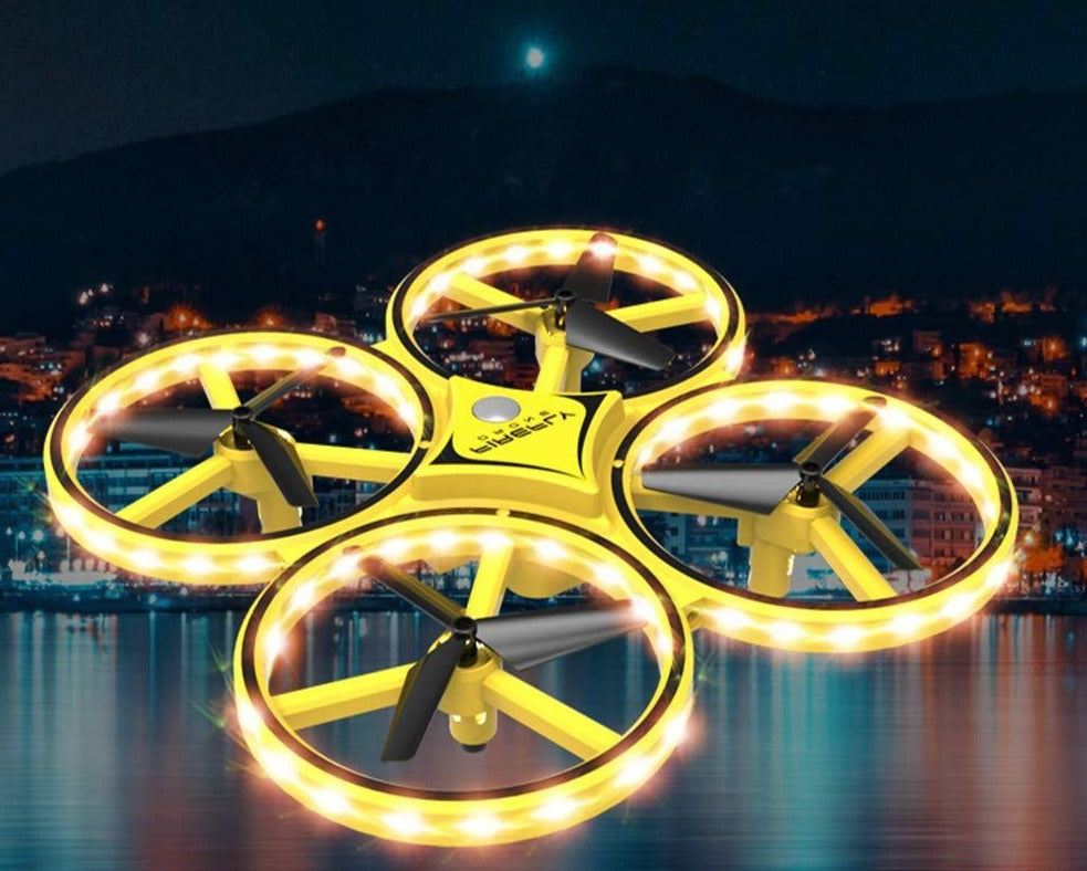 Ultimate flying toy: Barn RC Quadcopter drone with integrated wrist control