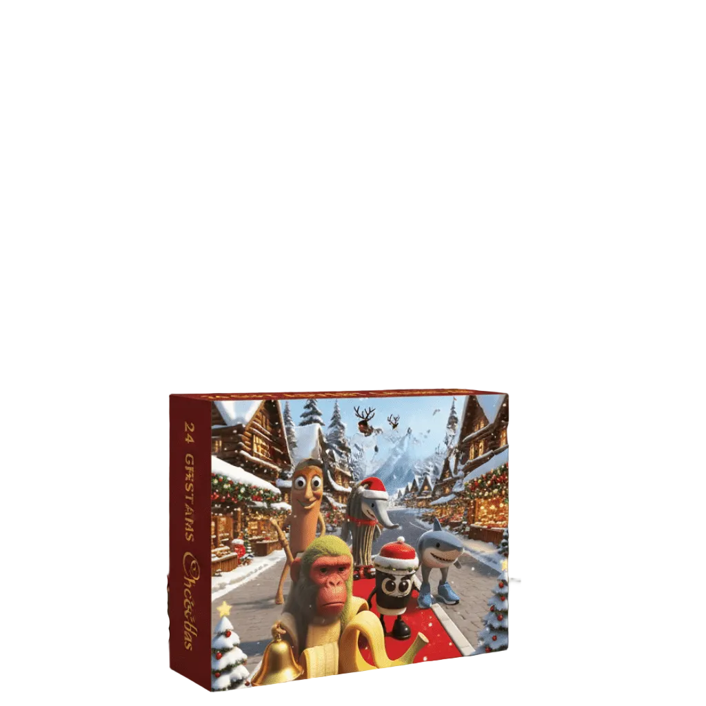 Barnas 24 Dager Ferieoverraskelser adventskalender for barn med tematiske gaver.