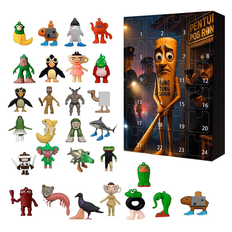Morsomme gaver og leker i Barnas 24 Dager Ferieoverraskelser adventskalender.