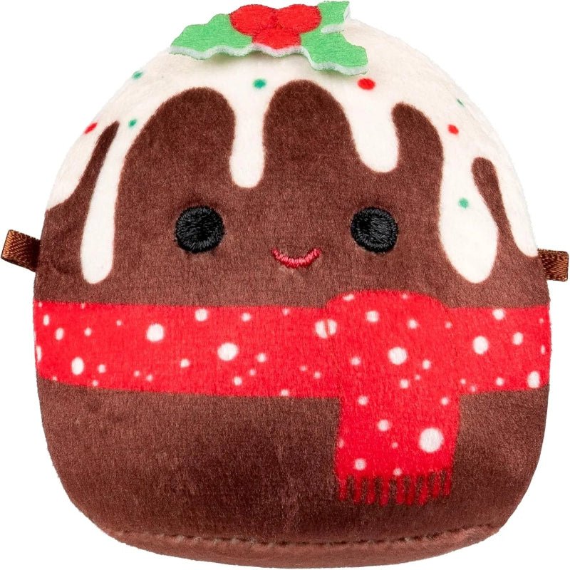 Mikromallow figurer som julepynt og leker i en morsom adventskalender for barn.