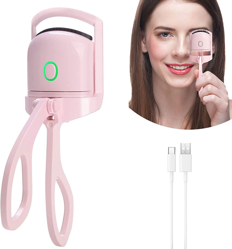 Oppvarmbar vippe bøyer i ergonomisk design, for enkel styling og voluminøse vipper