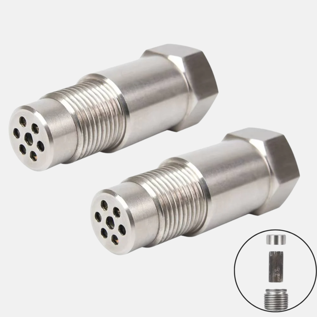 Monteringsklar O2 sensor CEL fix adapter som fjerner motorlampe og optimerer bildiagnostikk.
