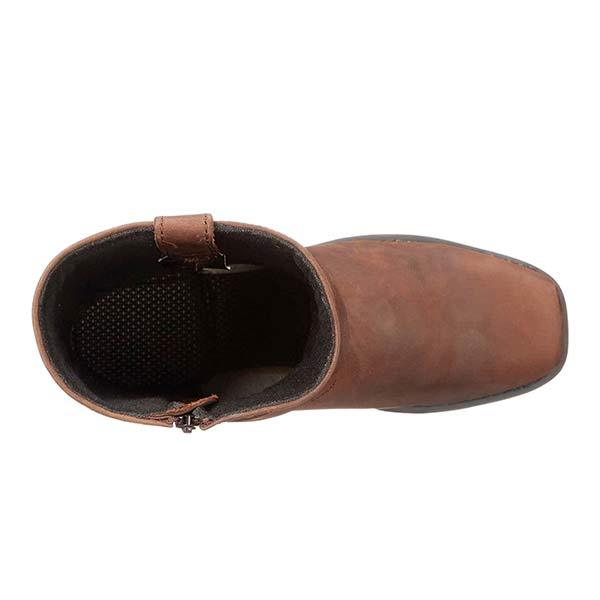 Elegant svart herre cowboystøvel i lær med glidelås. Tidløs westernstil for mange anledninger.