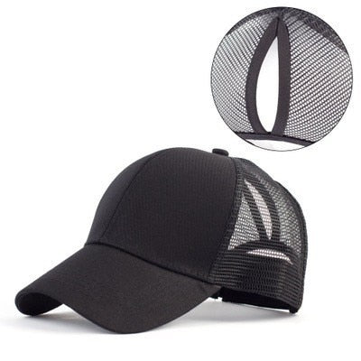Stilren dame baseballcaps for rotete bolle, regulerbar for perfekt passform og komfort.