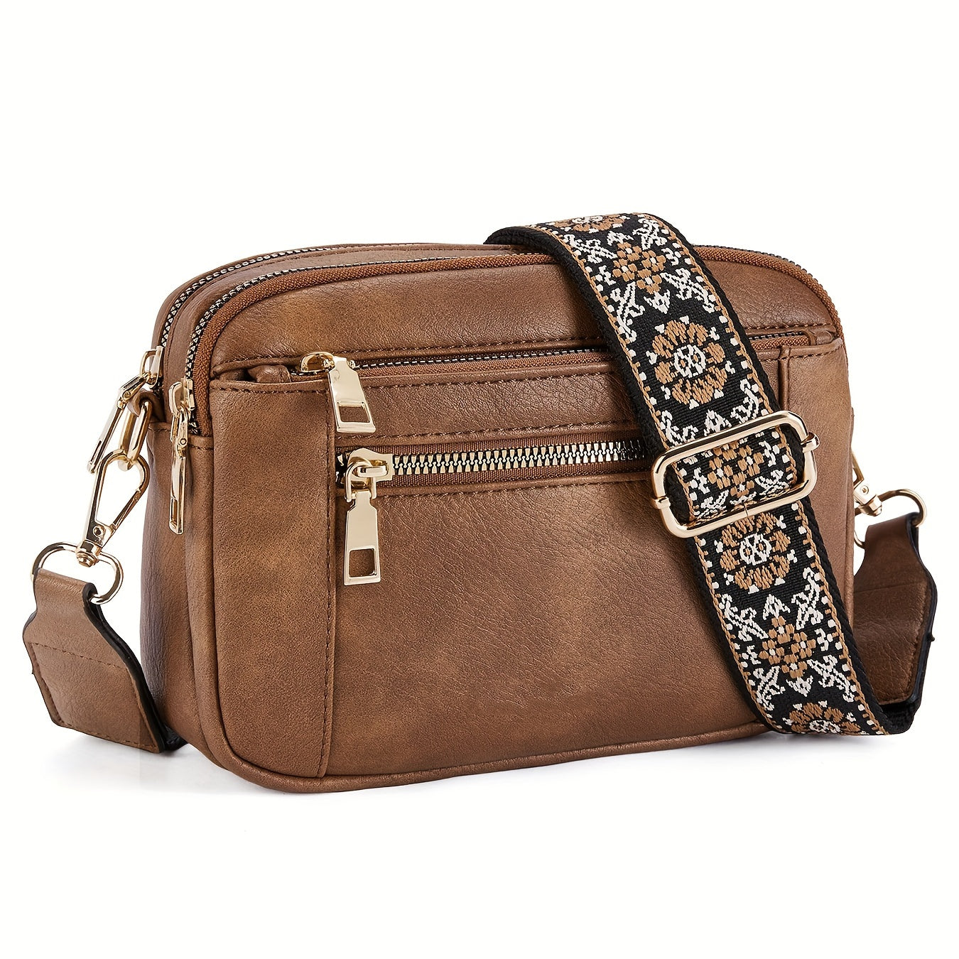 Vintage-inspirert dameveske med unikt bohemsk design. Stilfull skulderveske og praktisk crossbody.