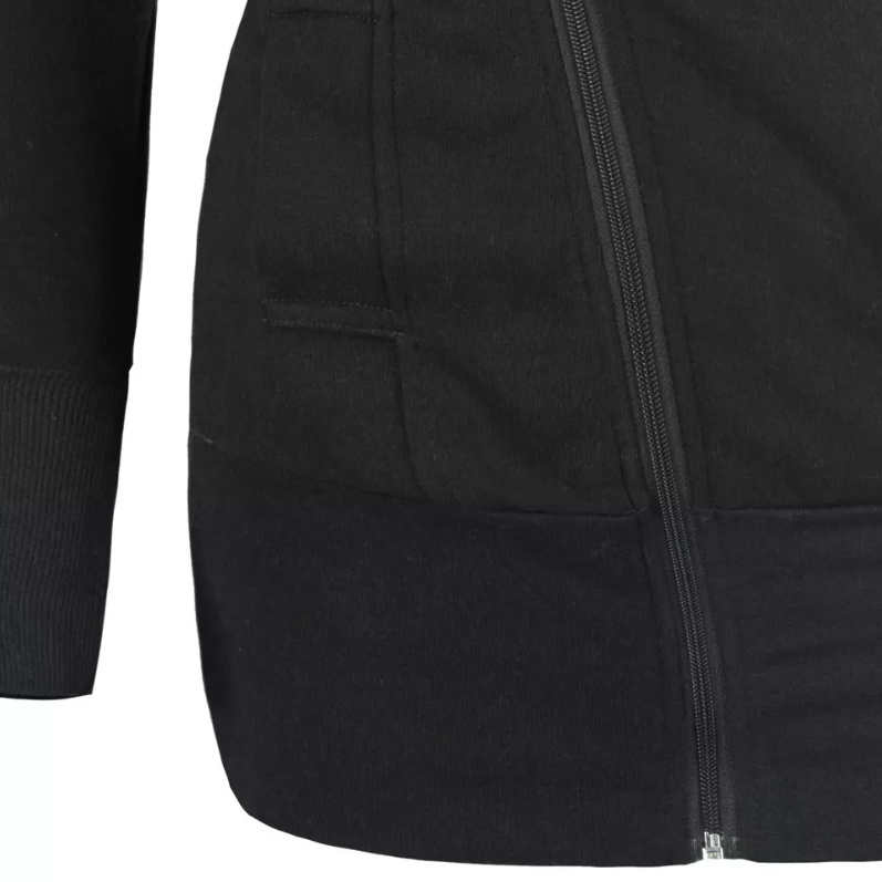 Komfortabel dame overdel: Hettegenser med glidelås for kvinne, allsidig og stilig design.