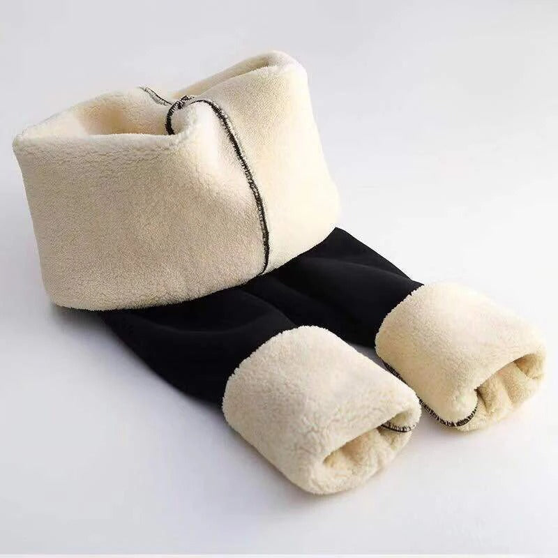 Varme dameleggings med høy midje, ideelle for kalde vinterdager. Gir både stil og komfort.