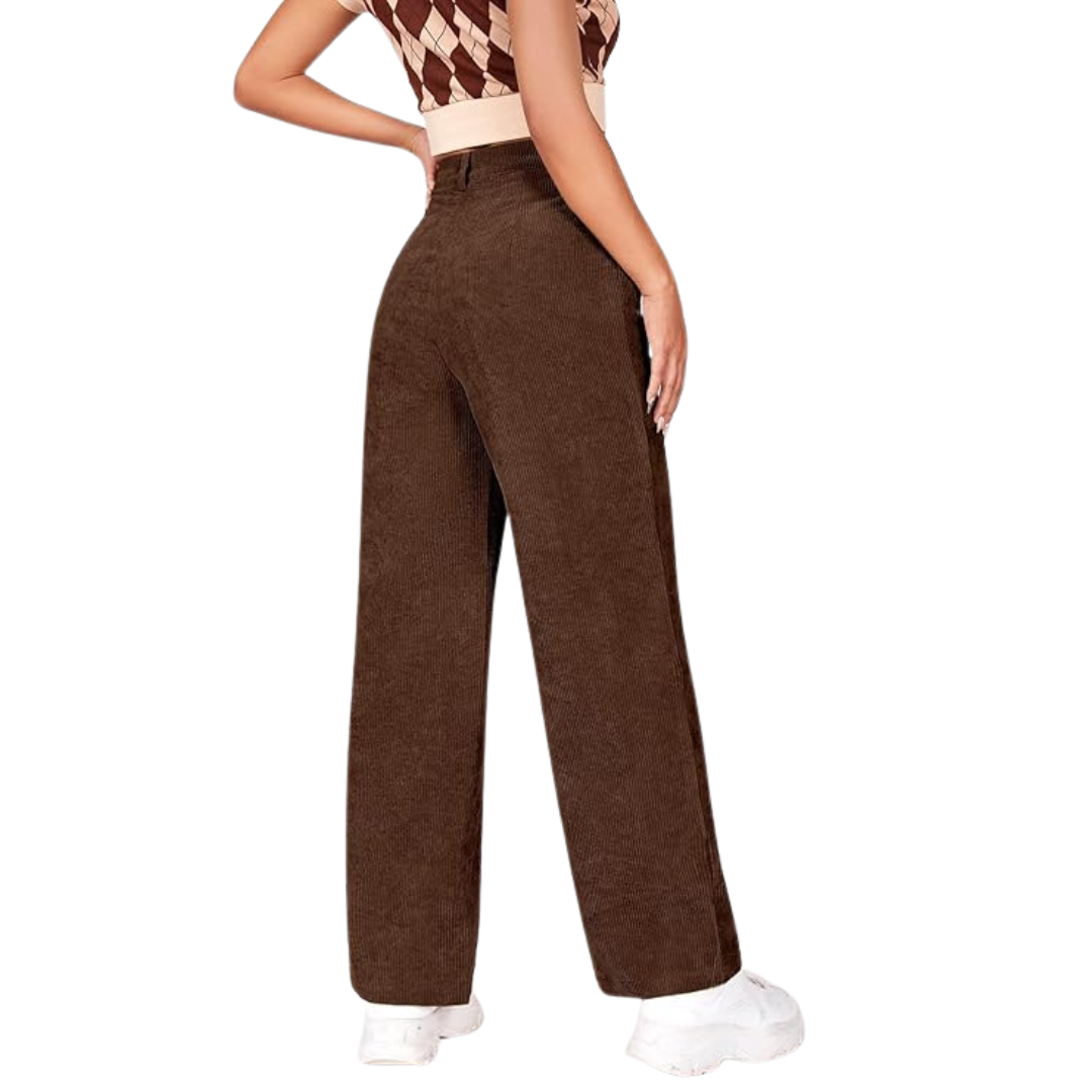 Trendy dame retrobukser som kombinerer vintage stil med suveren komfort. Perfekt for casual damemote.