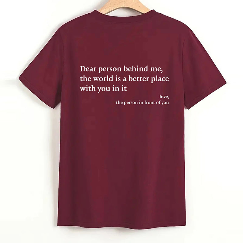 T-skjorte med 'You are Enough' i ulikt design. Komfortabel og inspirerende for damer.
