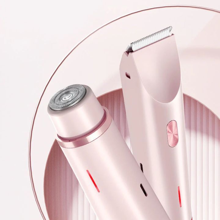 Ergonomisk dame-trimmer for ansiktshår og kropp, enkel å håndtere