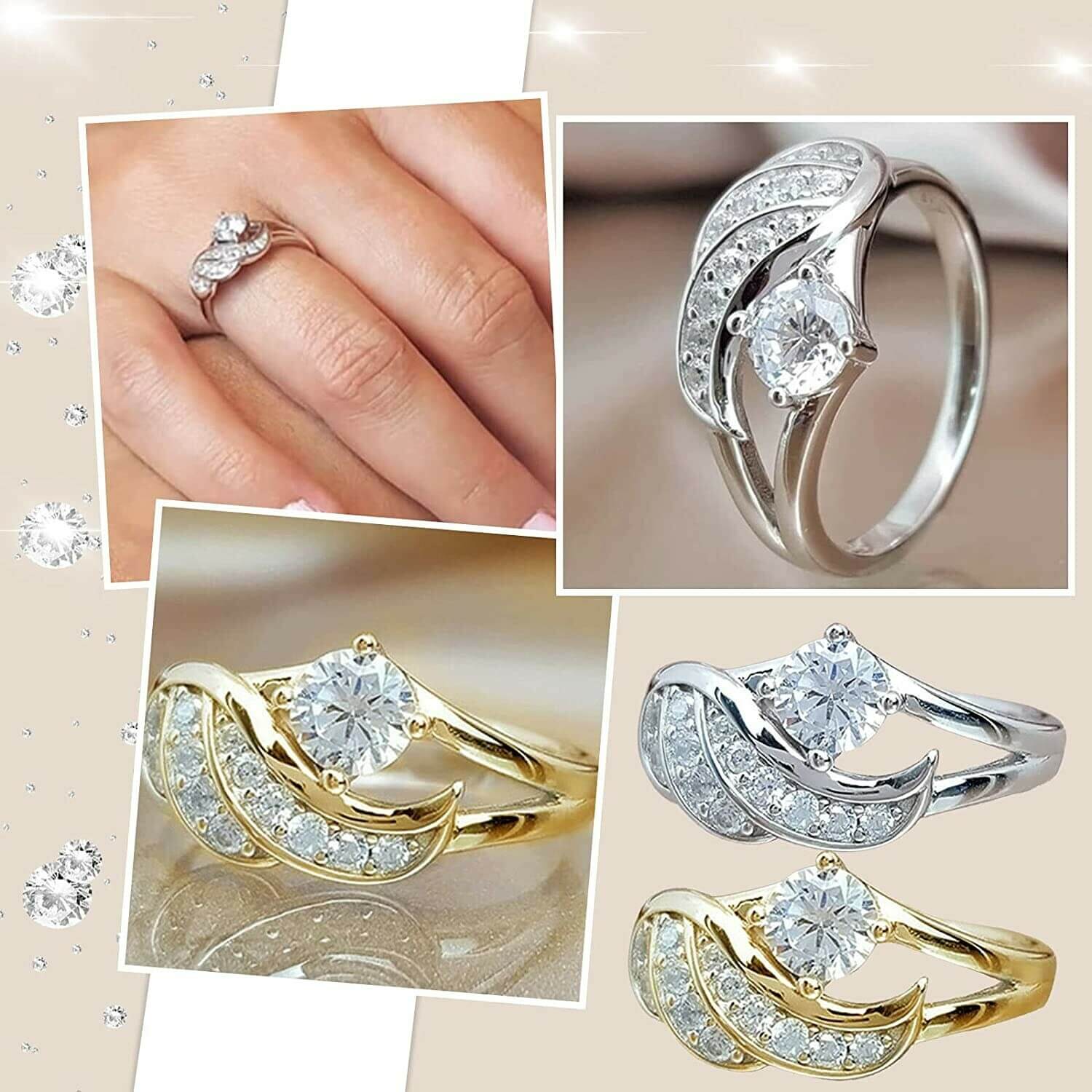 Motering Dame Zirkonia Vinge-design
