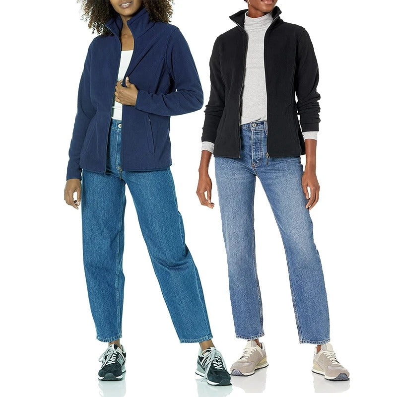 Praktische Damenjacken-Fleece, ideal für Schichtsysteme bei wechselhaftem Wetter