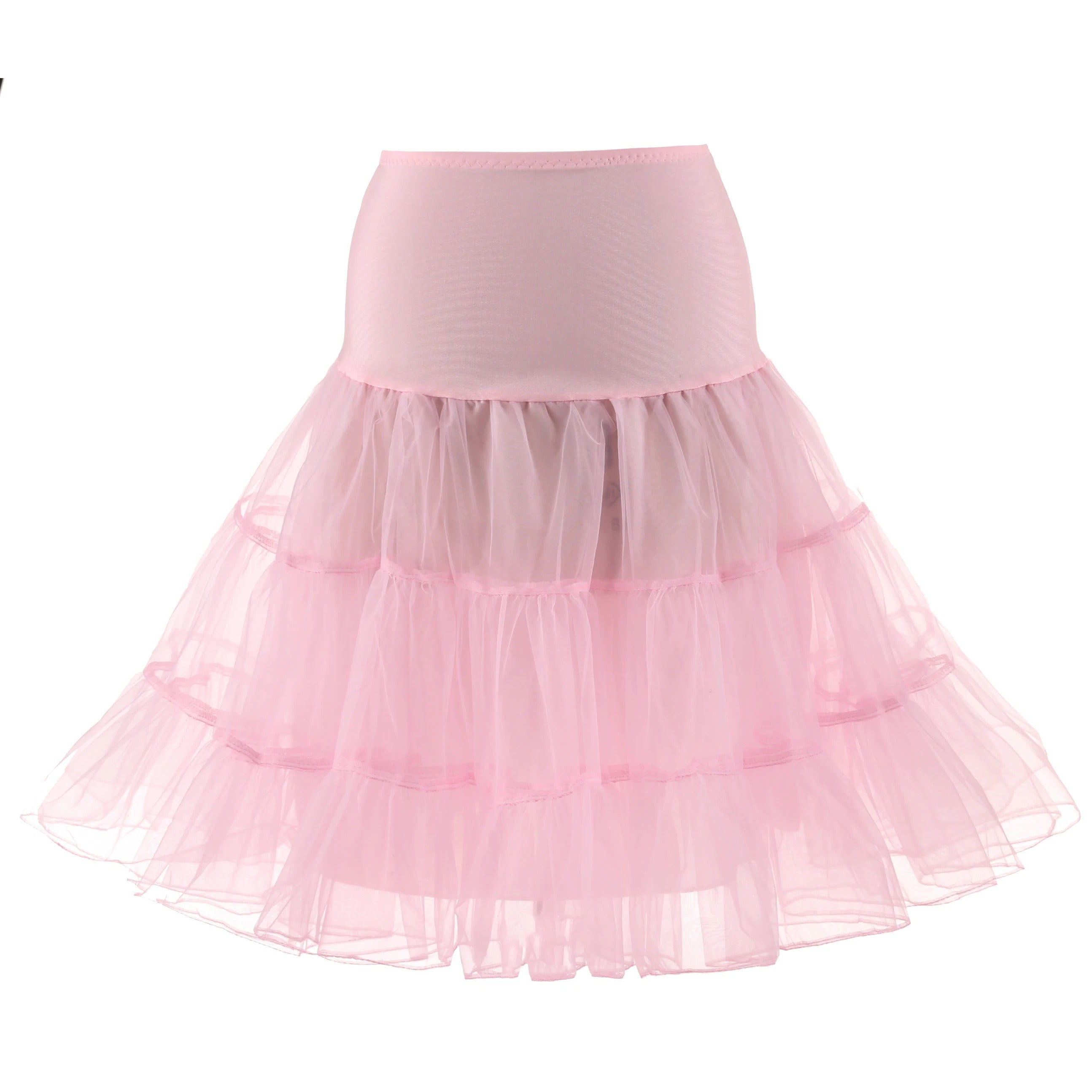 Dame petticoat, vintage tyllskjørt i livlig rød, et rockabilly-tilbehør