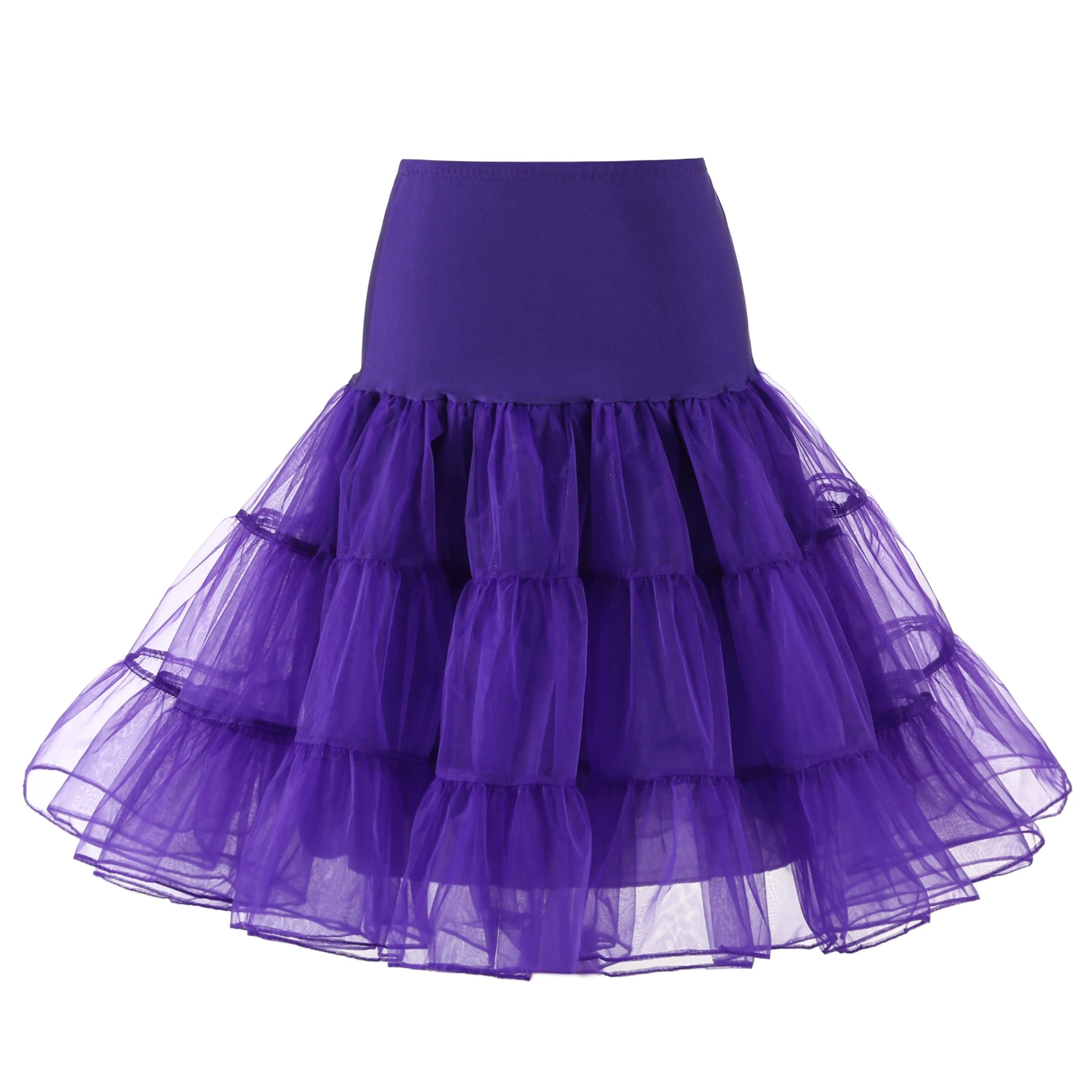 Detaljvisning av linningen på en dame vintage petticoat, elastisk og komfortabel