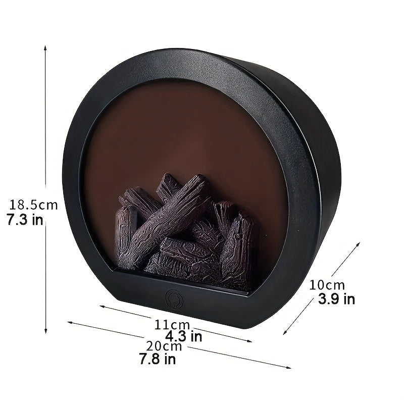 Elegant kullflammelampe med USB/batteri, ideell for hjemmeinnredning og utendørs belysning. Koselig og praktisk.