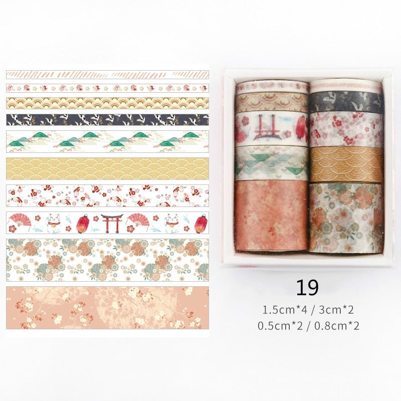 Kreativt washi tape for å transformere enkle objekter til kunstverk med letthet.