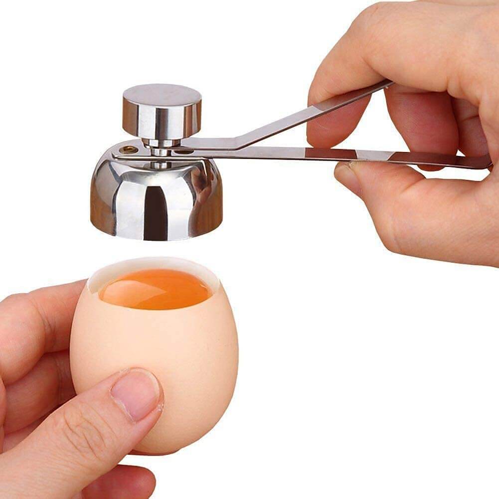 Eggeåpner for perfekte kokte og rå egg, enkel å bruke for frokost og matlaging.