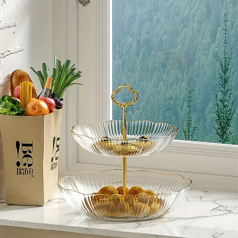 Elegant arrangør holder frukt og grønnsaker friske. Perfekt for organisering av kjøkkenbenken.