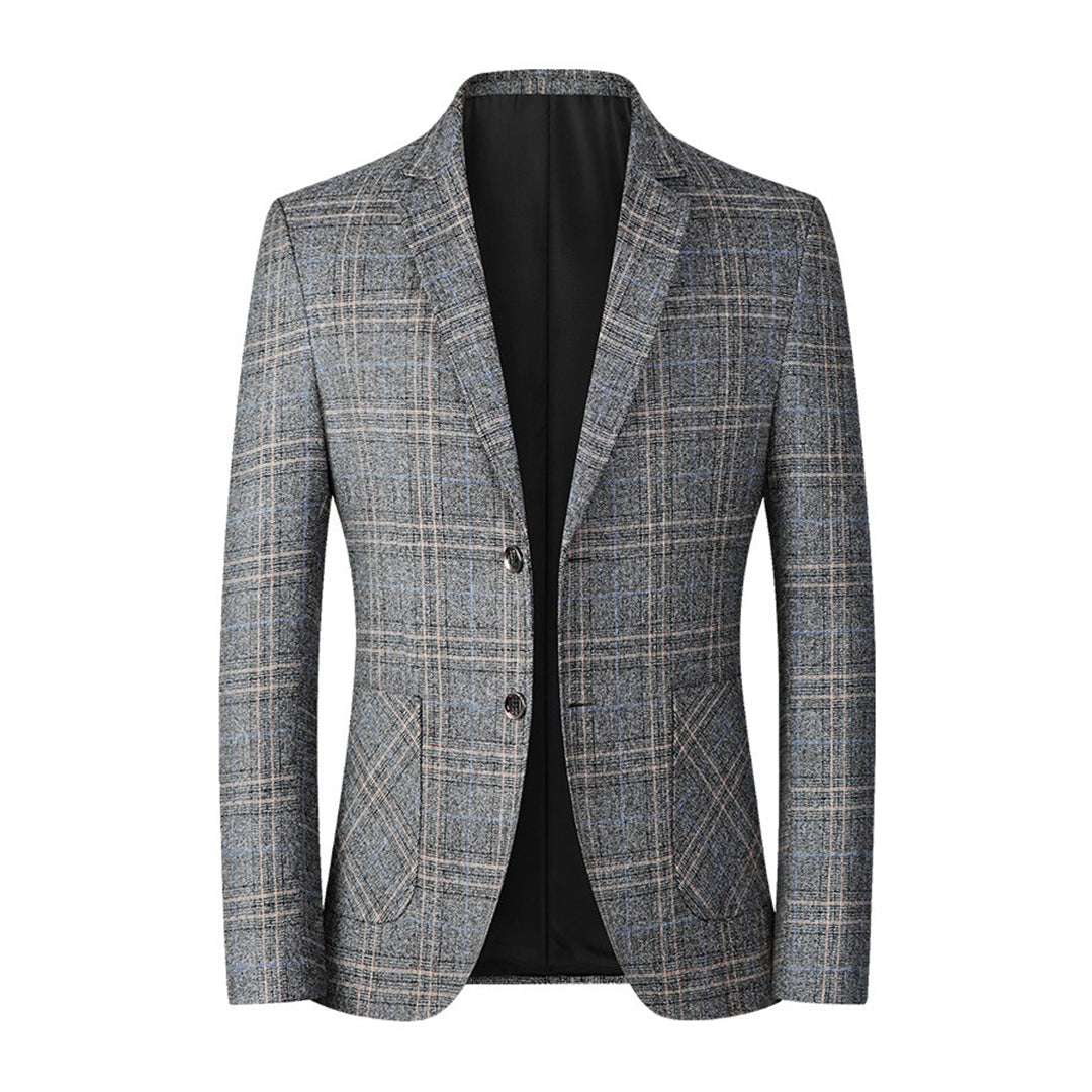 Elegant herreblazer med eksklusivt broderi, perfekt for en raffinert og stilig look.