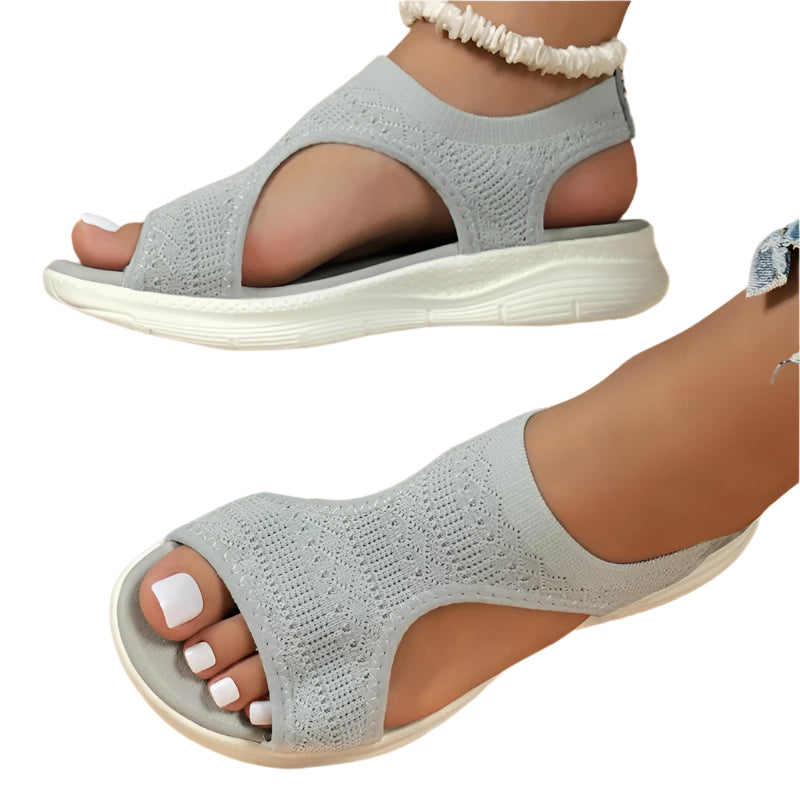 Damesandaler: komfortable kilesandaler med slip-on for enkel og stilfull sommerbruk.
