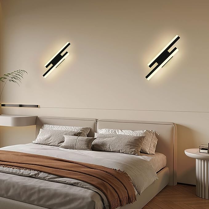 Moderne LED vegglampe for innendørs belysning, elegant design for en koselig atmosfære.
