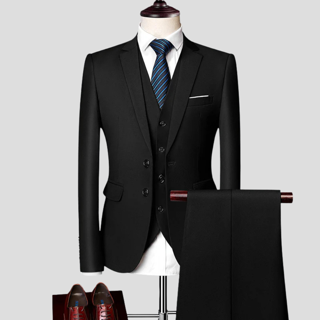 Stilig bryllupsdress/festdress for menn, elegant dressett perfekt for spesielle anledninger.