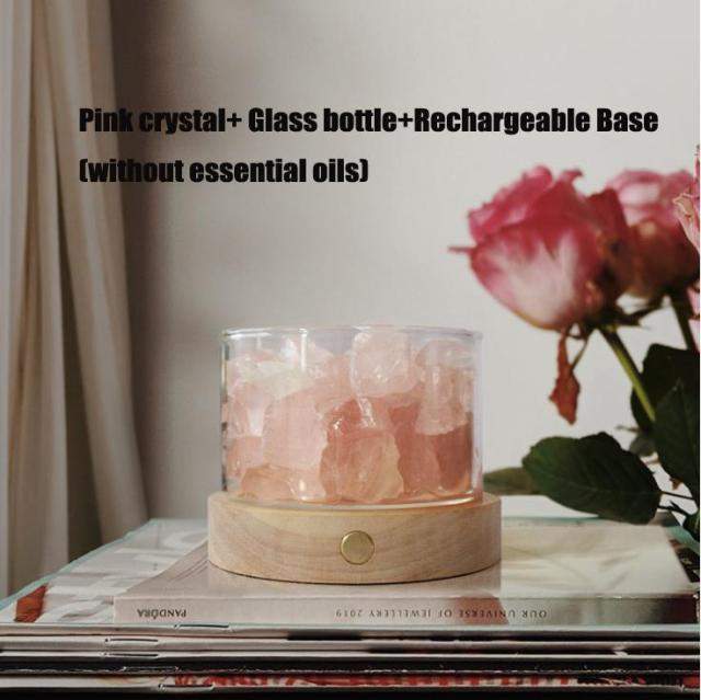 Naturstein aromaterapi diffusor, perfekt for yoga, meditasjon og avslapning med duft.