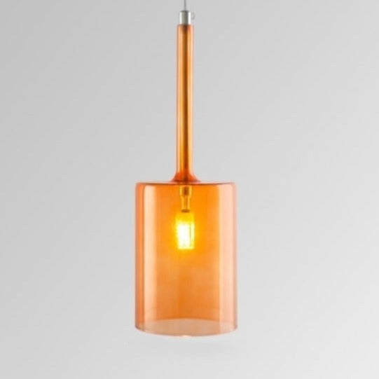 Luksuriøs glasslampe, hengende taklampe for sofistikert spisebordsbelysning.