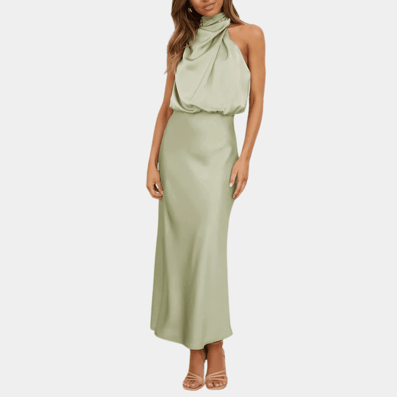 Tidløs elegant vårkjole og sommerkjole for kvinner. Pustende materiale sikrer komfort og en flatterende look.