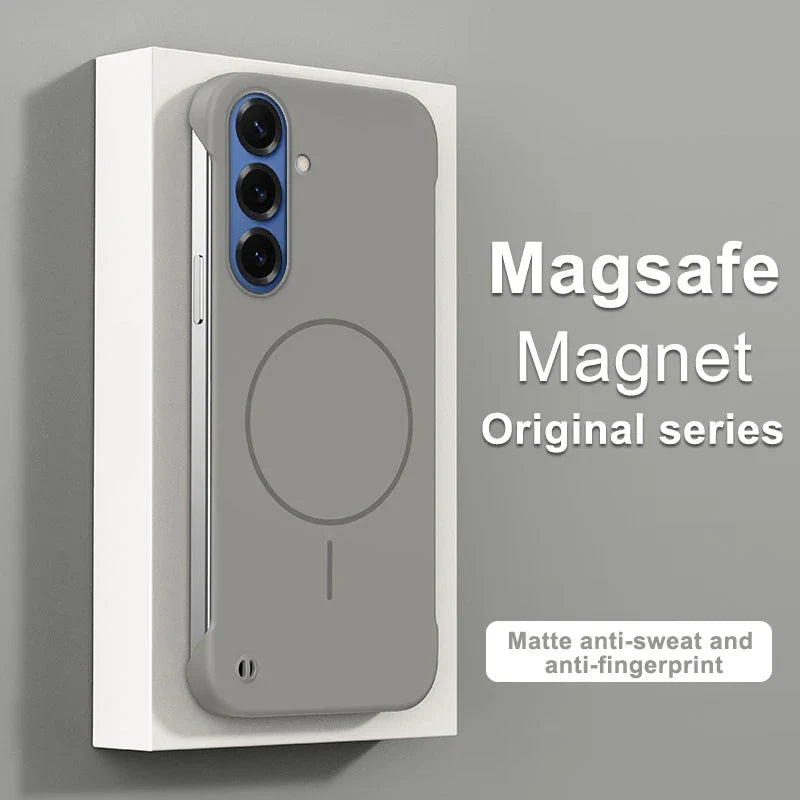 Rammeløst deksel for Samsung Galaxy. Hard PC beskytter mobilen med et slankt og stilig design.