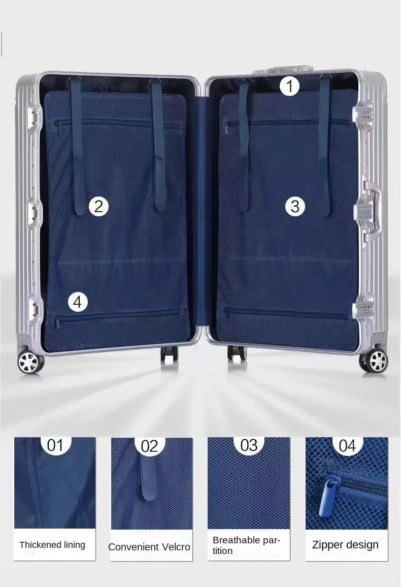 Slitesterk unisex reisebagasje. Robust koffert med elegant design og lang levetid for alle reiser.