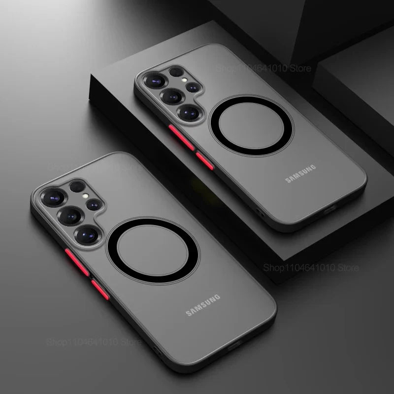 Stilrent beskyttelsesdeksel til Samsung Galaxy S23 Ultra. Matt finish for daglig bruk og sikkerhet.